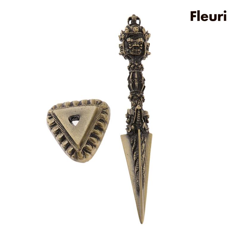 Bùa Hộ Mệnh Đồng Tây Tạng Dorje Vajra Amulet Phurba