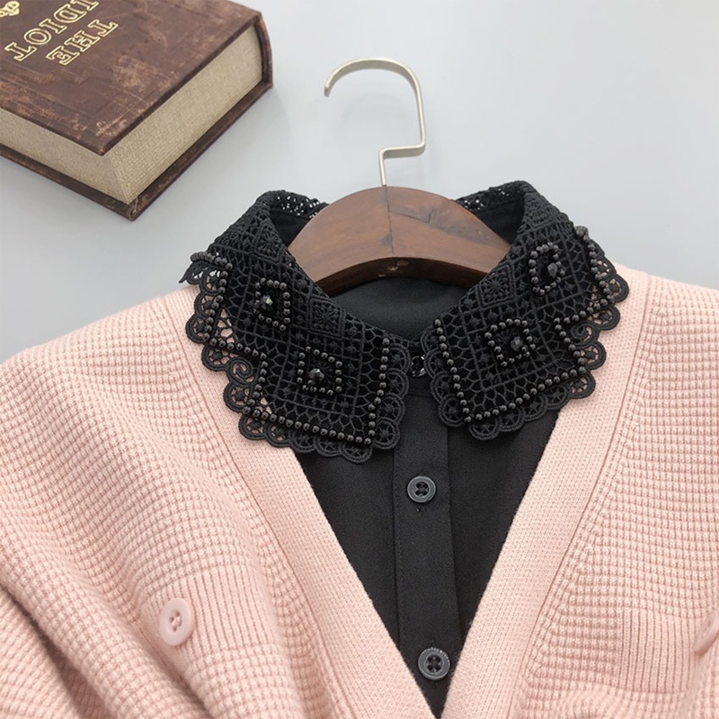 Cổ Áo Rời Rời Cổ Bẻ Giả Áo Sơ Mi Thời Trang Cho Nữ