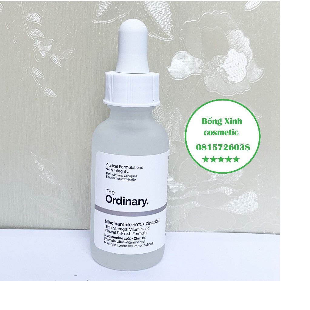 Tinh chất Niacinamide 10% + Zinc 1% - The Ordinary