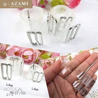 Dây áo trong suốt sợi dẹt Hàn quốc