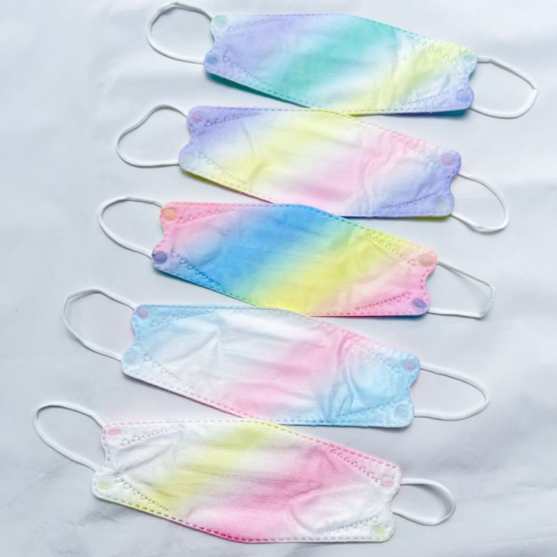 [ Ombre Phiên Bản Sắc Màu ] Có Sẵn - Gói 10 Cái Khẩu Trang Loang KF94 Cho Người Lớn