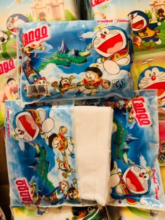 KHĂN GIẤY DẠNG BÓP TANGO DORAEMON ( 10 bóp/ bịch )