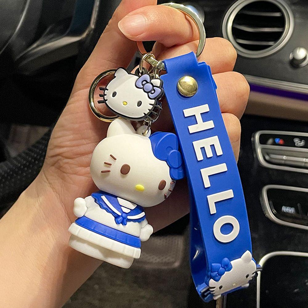 Móc Chìa Khóa Xe Hơi Di Động REBUY1 Hình Mèo May Mắn