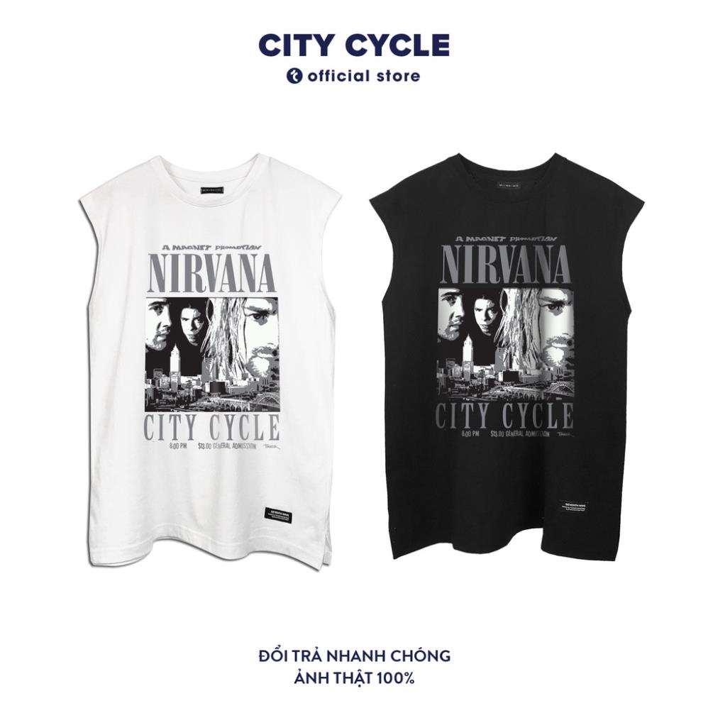 Áo tanktop nam nữ Nirvana City Cycle - áo ba lỗ in hình Nirvana unisex form rộng Local Brand ❕