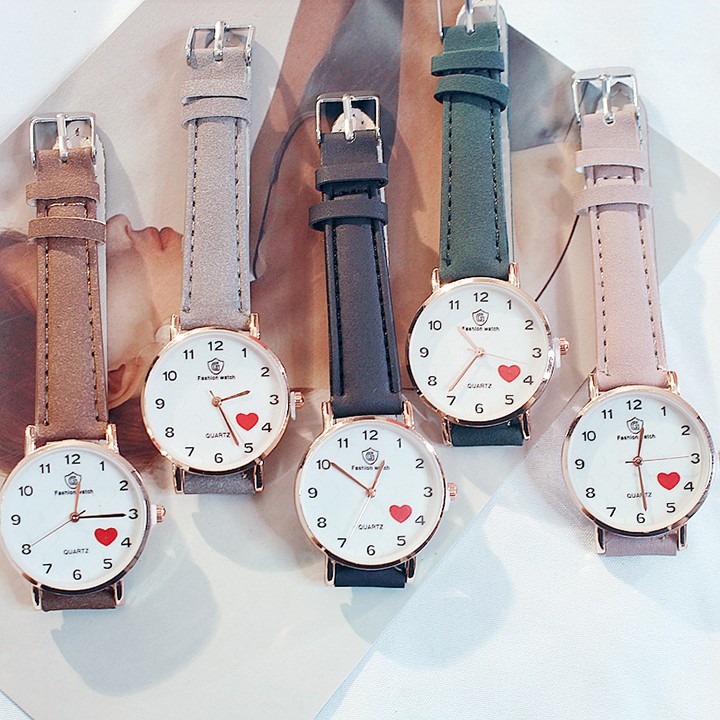 Đồng Hồ Unisex CANDYCAT15 Dây Vải Mặt Tròn Đáng Yêu - HÀNG CHÍNH HÃNG