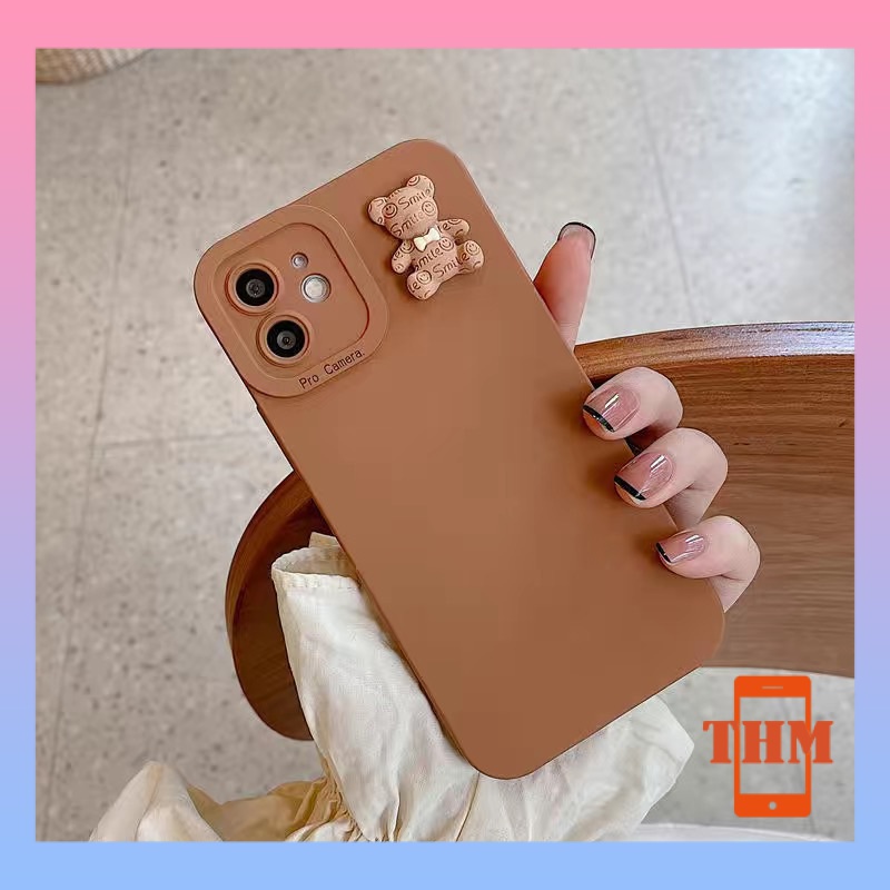 Ốp Điện Thoại In Hình Gấu Mặt Cười Cho iphone 6/6plus/6s/6splus/7/7plus/8/8plus/x/xs/xr/xsmax/11/12/13/pro/max/plus/promax/Tem-041
