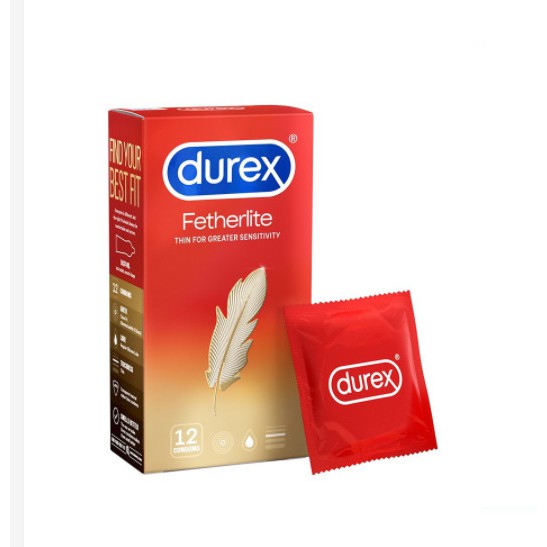 Bao Cao Su Durex Fetherlite Ultra Thin Feel Condoms 12c/ Hộp