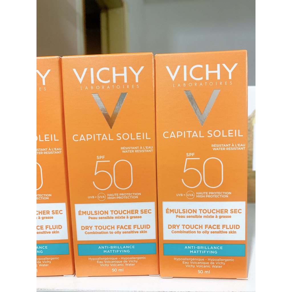 Kem Chống Nắng Vichy SPF 50 Ideal Soleil 50ml mẫu mới