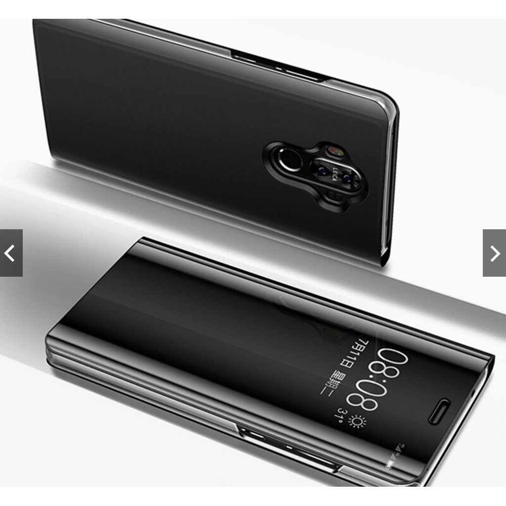 Ốp điện thoại nắp gập tráng gương siêu mỏng cho Huawei Mate 10 / Mate 10 Pro