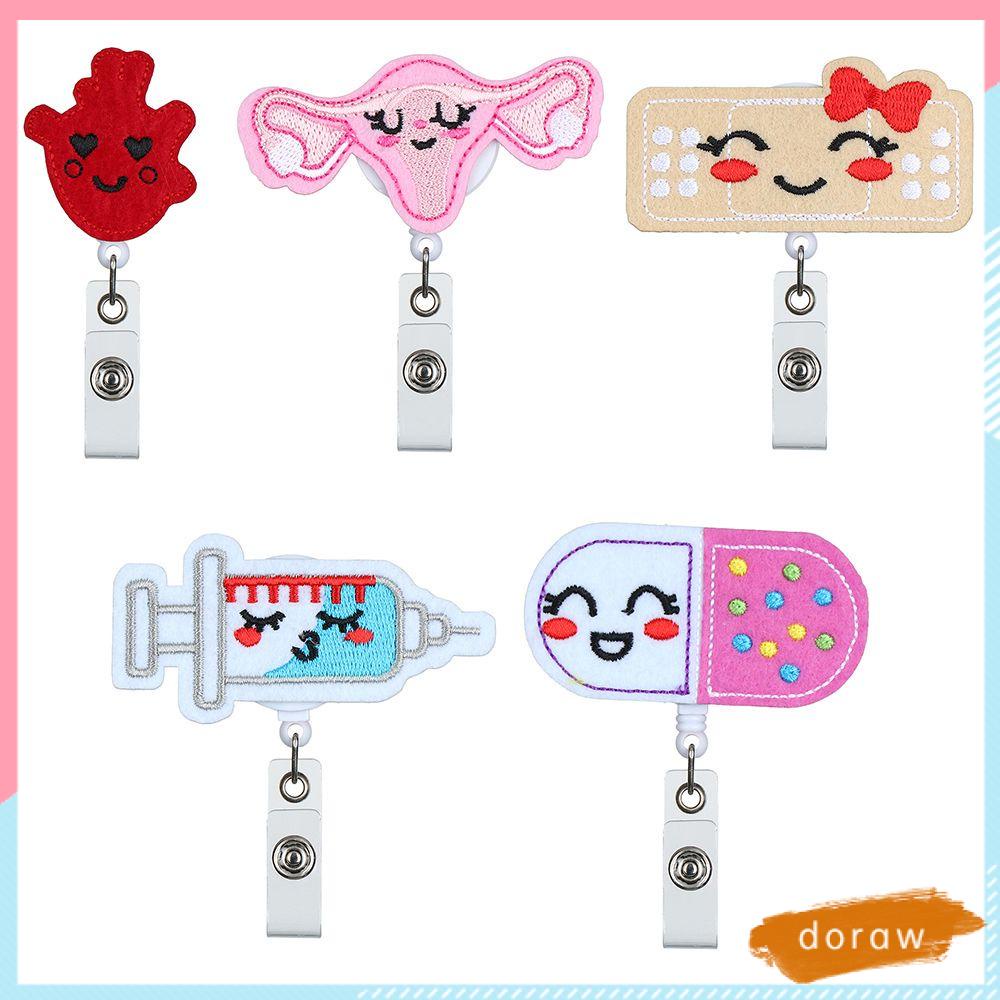 Giá Đỡ Bảng Tên / Huy Hiệu / Bảng Tên Dạng Kẹp Cá Sấu Xoay Được Tiện Dụng Cho Bác Sĩ / Y Tá