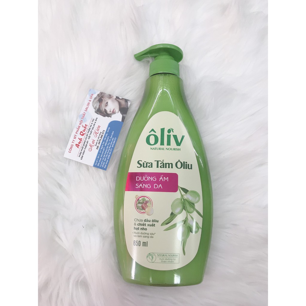 sữa tắm ôliv 650ml