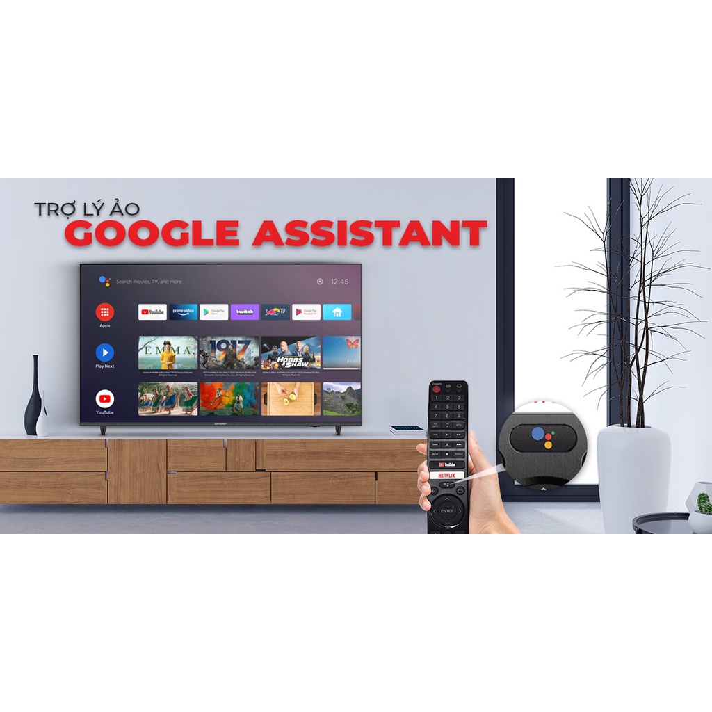ANDROID TIVI SHARP 55 INCH 4K 4T-C55DJ3X
