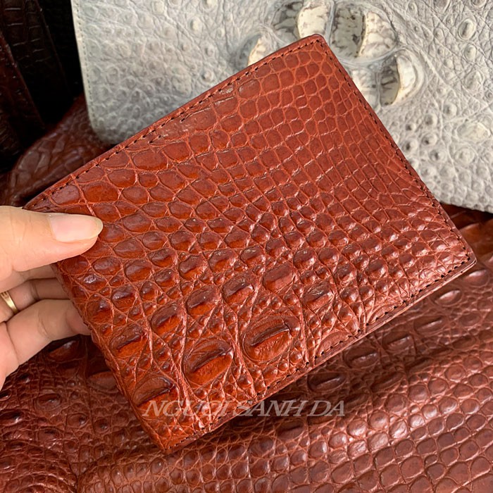 Ví  da bụng 2 mặt cá sấu cao cấp - Hàng tận xưởng , bảo hành 24 tháng