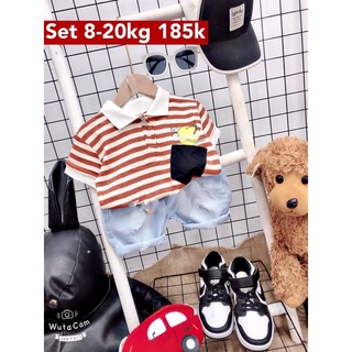 đồ bộ bé trai size 8-20kg