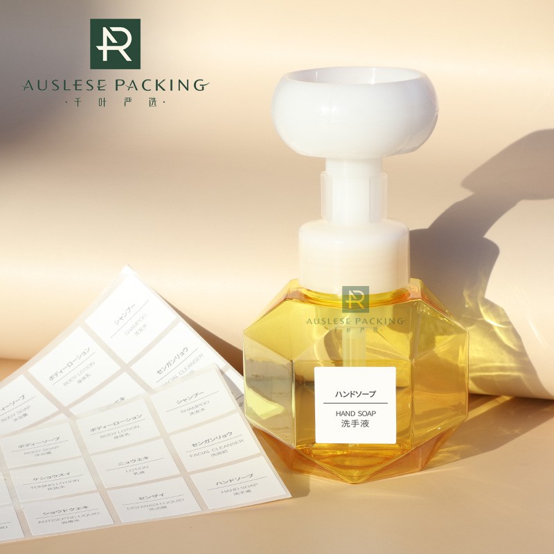 Nhãn tag dán ghi chú Bình Sữa tắm, Dầu gội đầu, Nước rửa tay