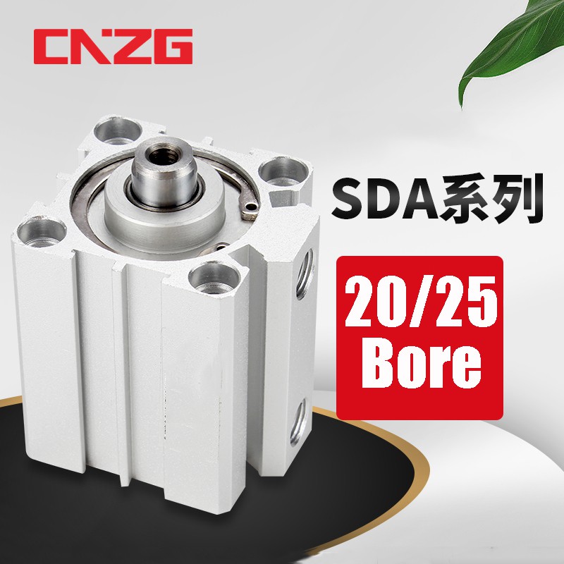 Ống Xi Lanh Khí Nén Bằng Nhôm 25x30 Loại 16 20 25 mm Bore Sang 5 10 15 20 25 30 35 40 45 50