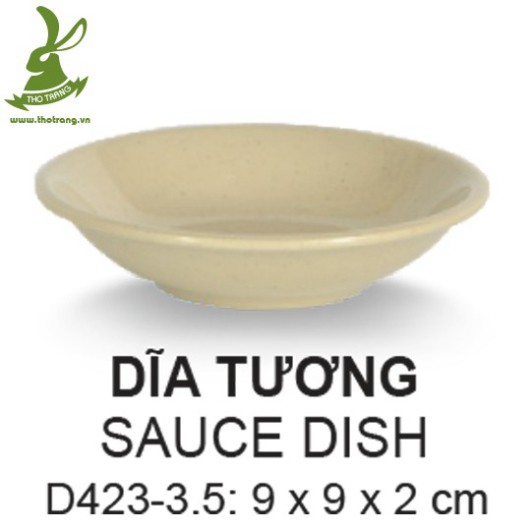 Tổng hợp các loại dĩa tương, chén chấm màu nâu nhựa melamine Srithai Superware Thái Lan cao cấp để nước chấm