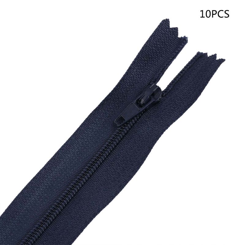 Set 10 Dây Kéo Nylon Vô Hình 20cm Chuyên Dụng Cho Thợ May / Ví DIY