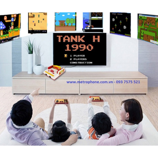 Máy game NES tay cầm bluetooth xuất cổng HDMI Full HD ( hỗ trợ màn hình 4K )