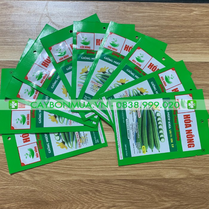 Giống Mướp khía lai F1 HN_29 gói 1gr - [Hạt giống vàng chất lượng].
