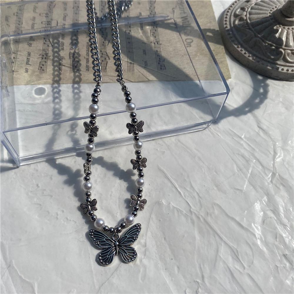 Vòng Cổ Choker Mặt Hình Trái Tim / Bướm Rỗng Thời Thượng