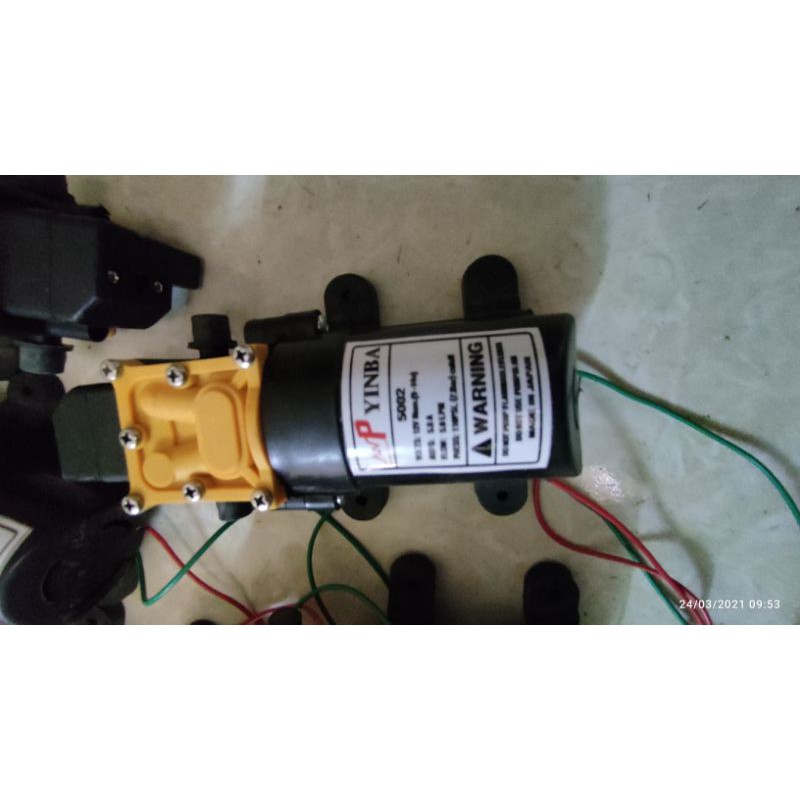 Máy bơm tưới  lan 12v-5A