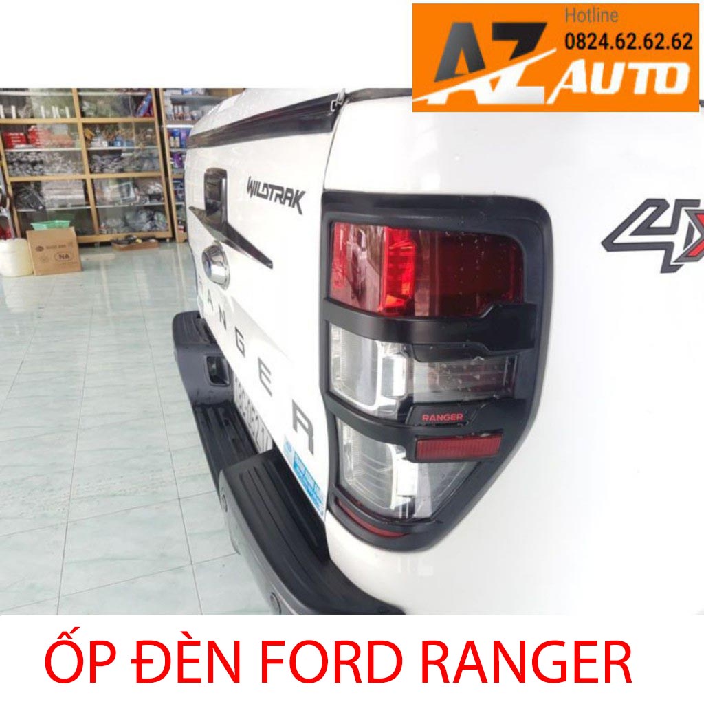 Bộ 4 ốp đèn pha hậu Ford Ranger 2014-2022 - hàng cao cấp