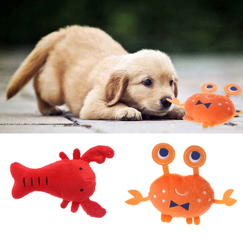 Thú Nhồi Bông Hình Tôm Hùm May Mắn Cho Cún Cưng