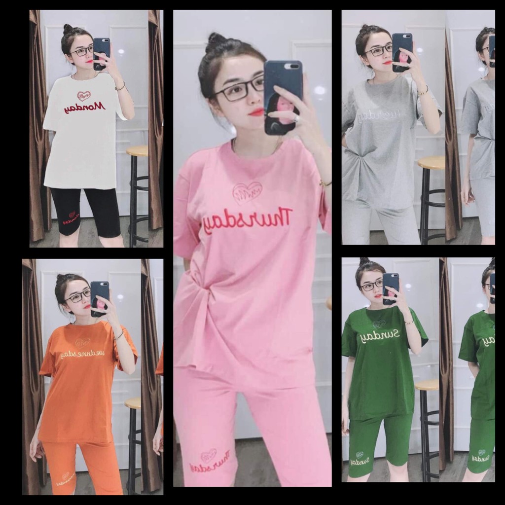 Đồ Bộ Thun Đùi Mặc Nhà Thời Trang, Cotton 4 Chiều Co Giãn Thấm Hút