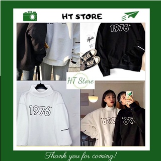 Áo sweater nam nữ unisex 1976 - áo sweater chất nỉ ngoại - có ảnh thật và đánh giá - ht store