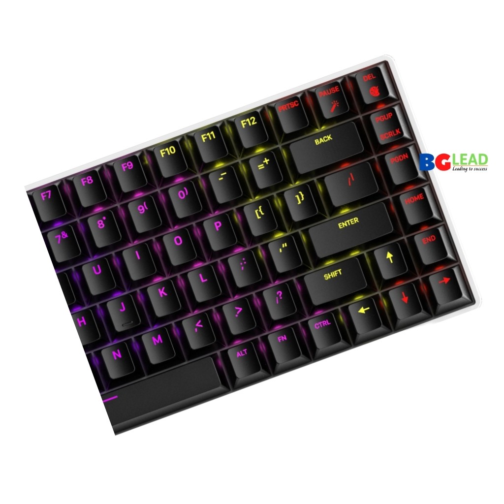 Bàn phím cơ|Bàn phím gaming DAREU EK884 84KEYS có đèn led RGB, Blue|Brown|Red D switch - Mai Hoàng phân phối và bảo hành