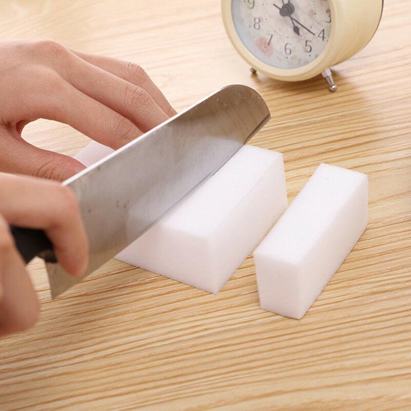 100Pcs White Cleaning Magic Sponge Eraser Melamine Cleaner multi-functional foam