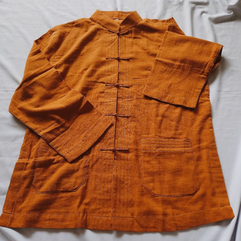 💥🎎🎎CHUẨN XUẤT NHẬT, SIÊU SALE💥Áo cho Ông, cho Bố cổ lãnh tụ chất linen thô mộc mát mẻ thanh thoát
