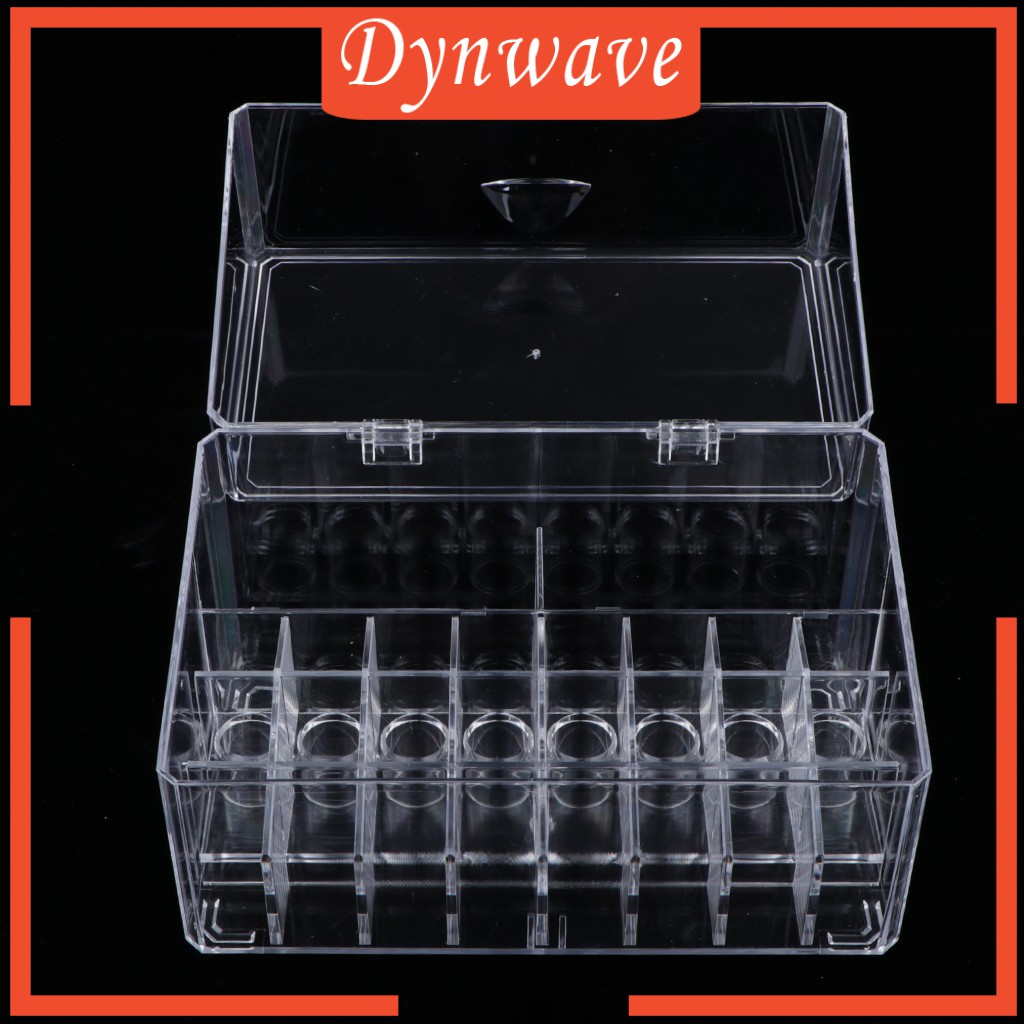 Hộp Đựng Son Môi Bằng Acrylic Trong Suốt Kèm Nắp Đậy Tiện Dụng