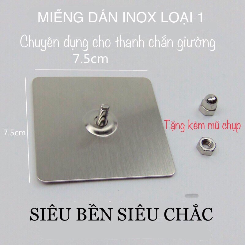 Miếng dán chuyên dụng cho thanh chắn giường bằng inox