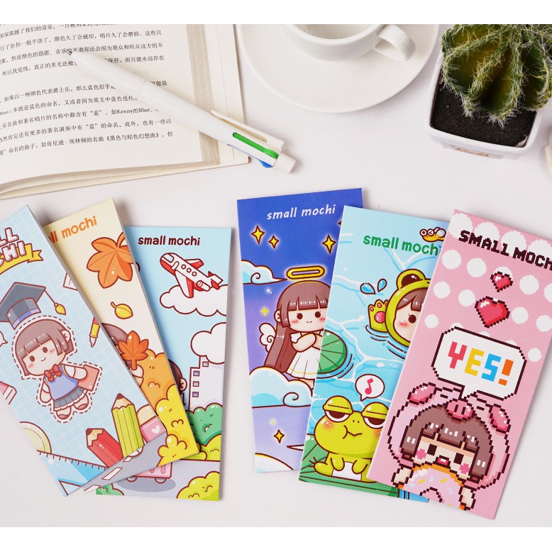 Washi Sticker Bé Mochi trang trí tranh vẽ, số tay, bulletjournal