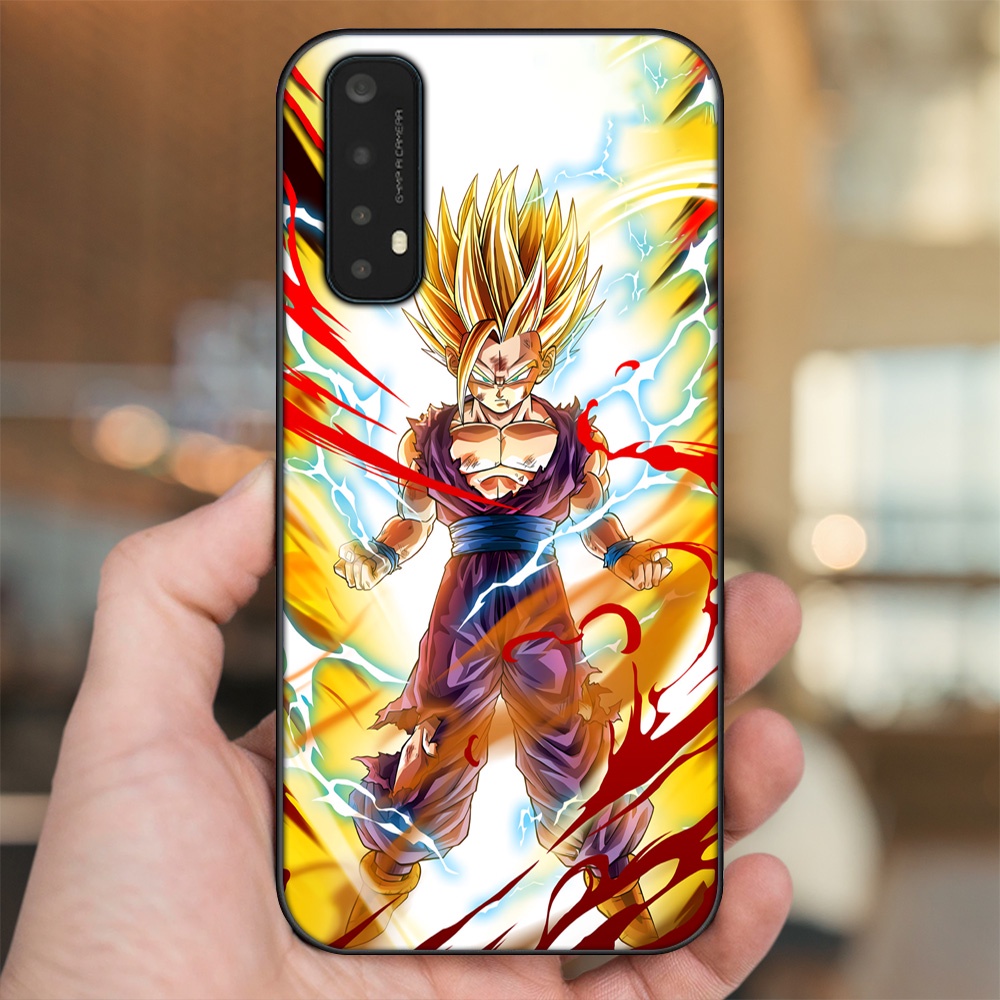 Ốp lưng Realme 7 viền đen in hình Gohan Dragon Ball