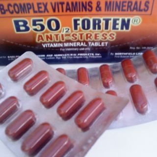 [HCM] B-complex vitamin & minerals - B50 Forten