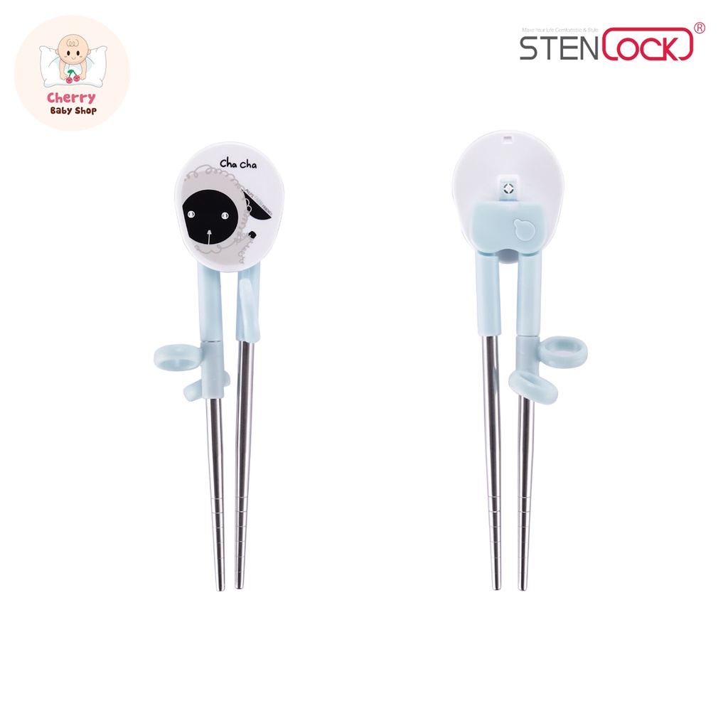 Đũa tập ăn cho bé cao cấp STENLOCK (Chính hãng Hàn Quốc)