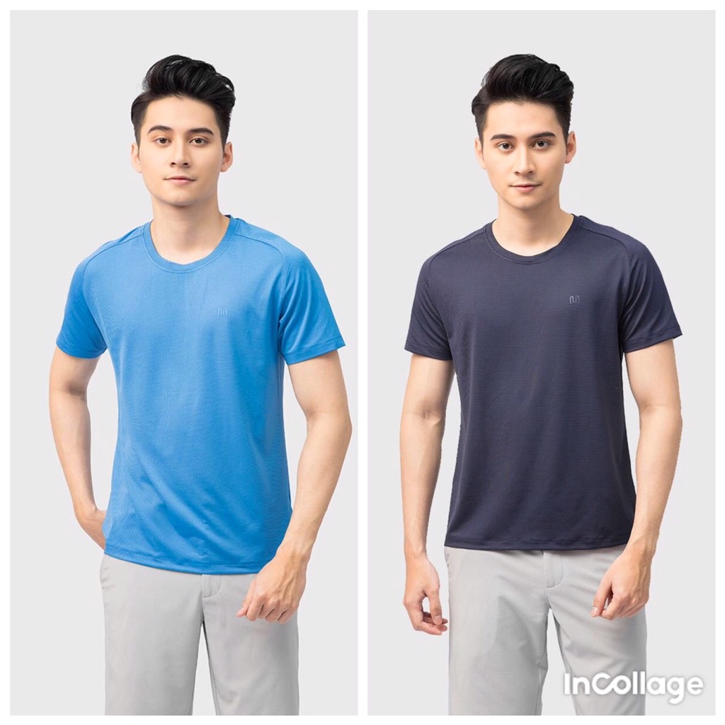 Áo thun nam ngắn tay INSIDEMEN của ARISTINO ITS003S1 dáng suông nhẹ reguler fit chất liệu cotton pha cao cấp