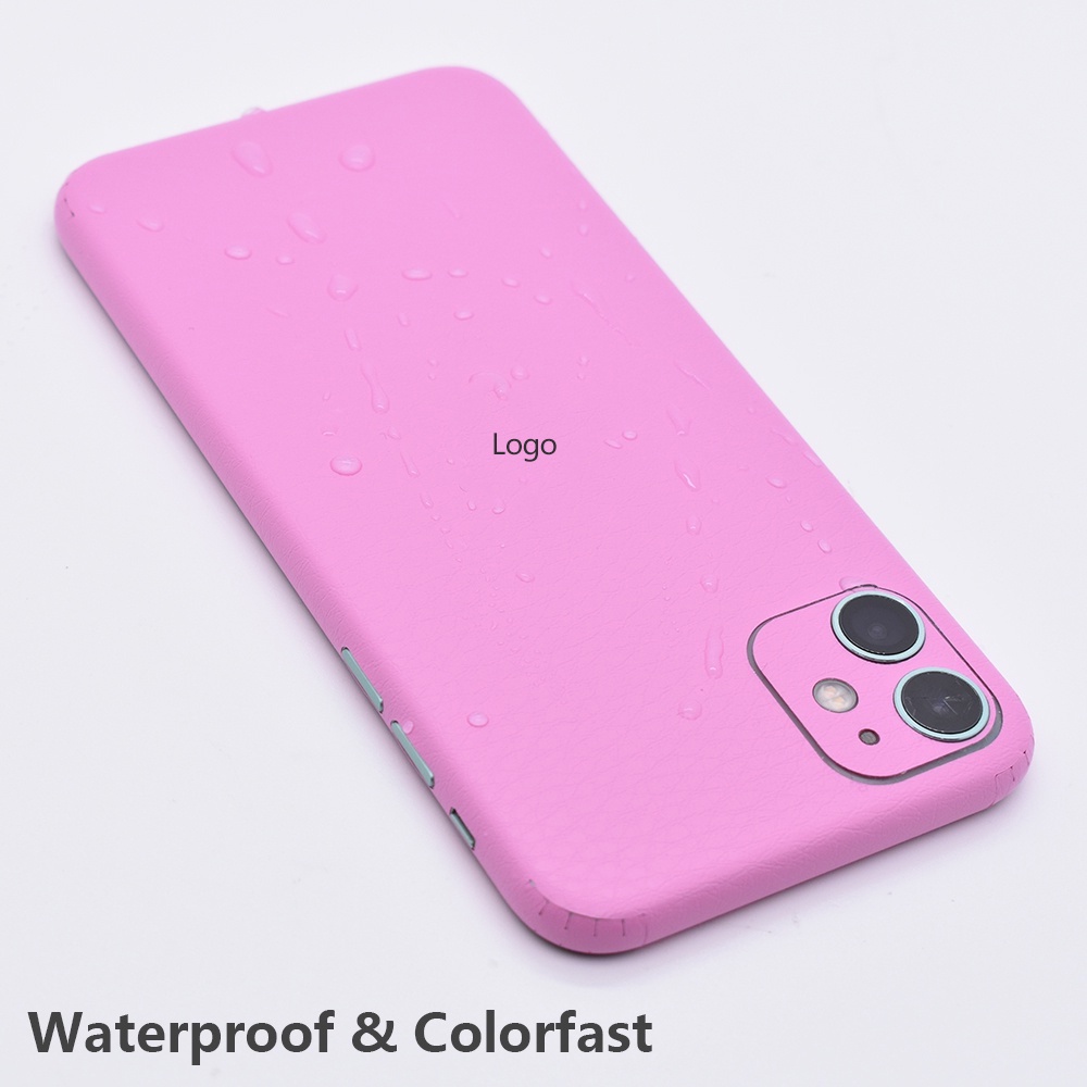Nhãn Dán Màu Hồng Chống Trầy Bảo Vệ Toàn Diện Cho Iphone 6 6s X Xr Xs 7 8 Plus 11 12 13 Pro Max Mini Se2