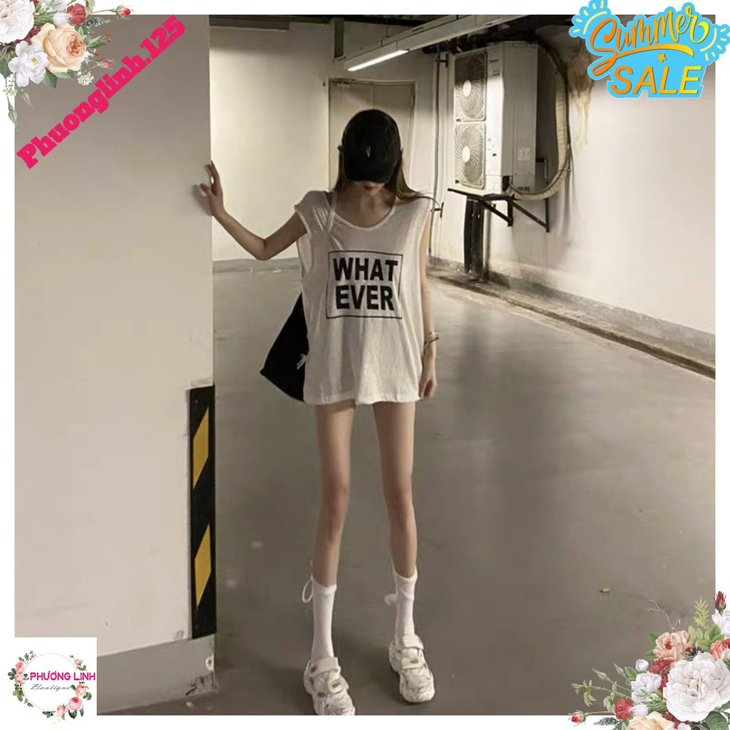 ⚡️phuonglinh.125 ⚡️ SET 2 ÁO SÁT NÁCH NỮ WHATEVER