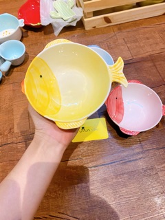 Chén sứ ăn dặm con cá