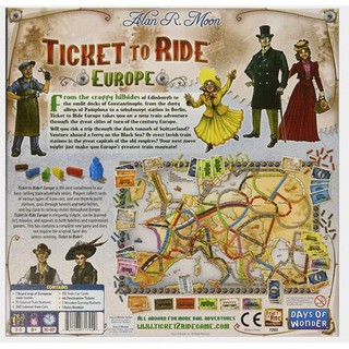 Boardgame Thẻ Bài Hay Ticket To Ride - Europe Bản Tiếng Anh English