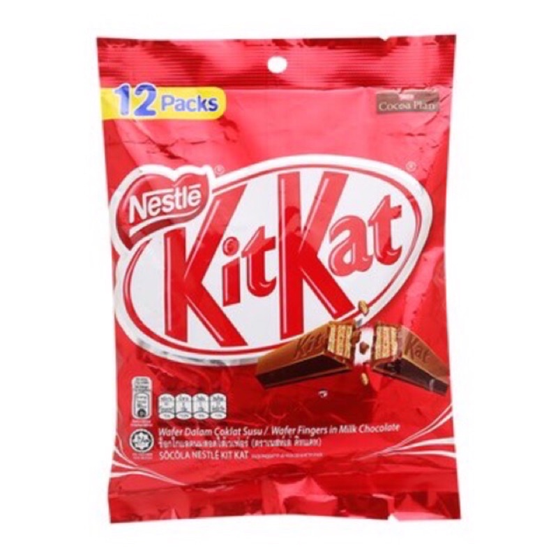 Bịch 12 Pack Bánh Kitkat Chocolate 204gr