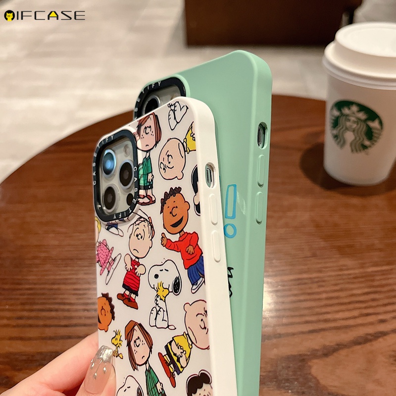 Ốp Điện Thoại Silicon Họa Tiết Chú Chó Snoopy Dễ Thương Cho iPhone 13 12 12 11 Pro Max XS Max XR X 7 8 Plus