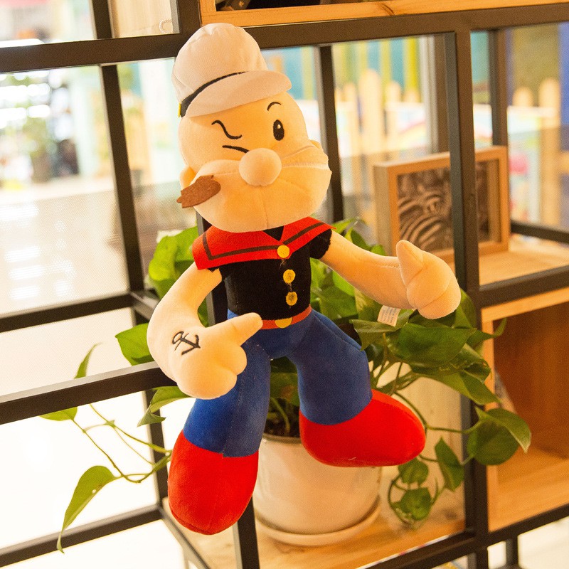 Thú Nhồi Bông Hình Popeye Hoạt Hình Sáng Tạo Cho Bé