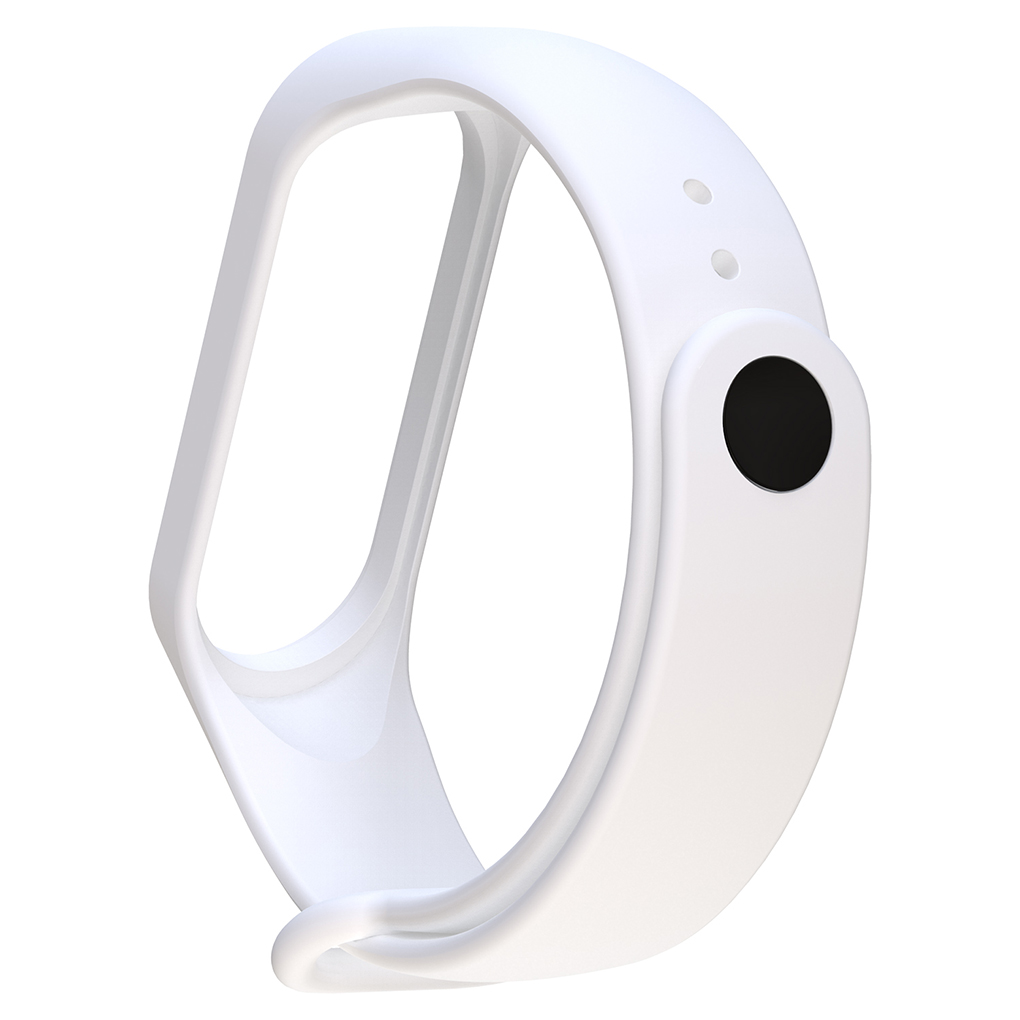 Dây Đeo Thay Thế Chất Liệu Silicon Màu Trơn Cho Xiaomi Mi Band 4 3