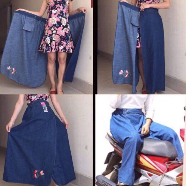 Váy chống nắng 2 tà vải dày, chắc chắn | BigBuy360 - bigbuy360.vn