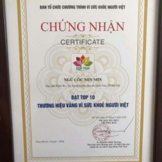 Ngũ cốc lợi sữa MINMIN